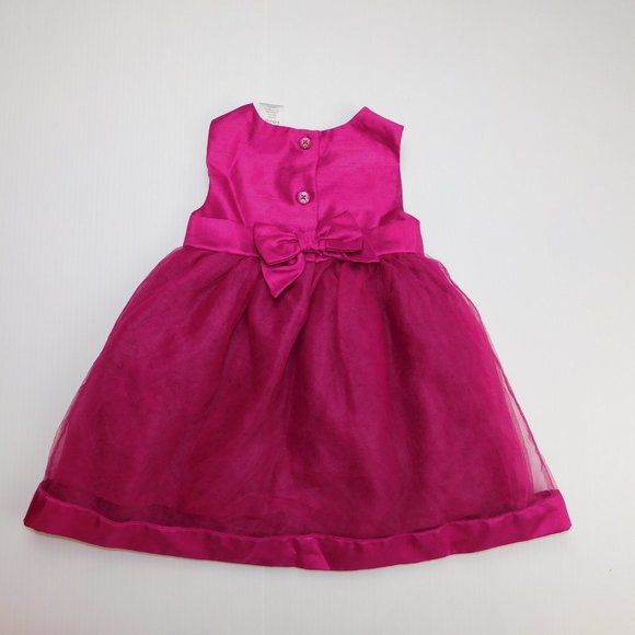 Gymboree Girls 6-12 Months Fuchsia Pink Dress - Picture 6 of 9